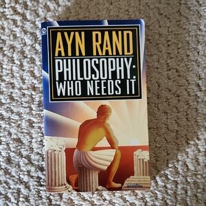 Ayn Rand 'Philosophy: Who Needs It' Paperback Book